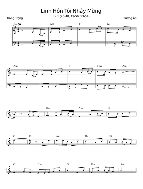 Linh Hồn Tôi Nhảy Mừng - Tường Ân