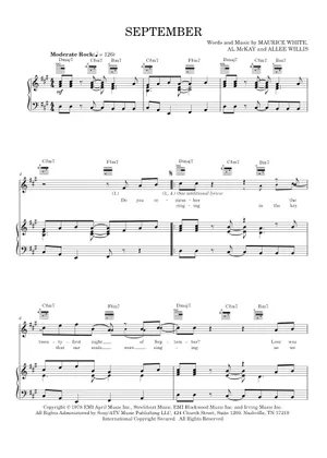 September Bass Script September – Earth, Wind & Fire Earth, Wind & Fire - September Bass ...