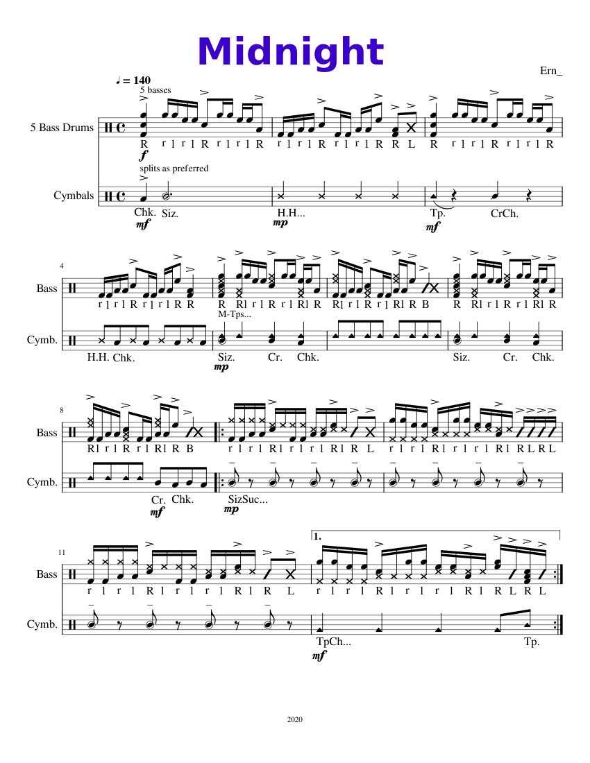 middle of night piano tutorial