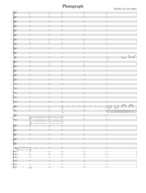 Photograph – Cody Fry Photograph Marching Arrangment
