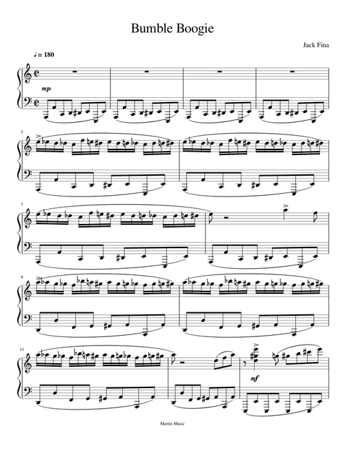 Bumble Boogie - Adapted from the "Flight of the Bumble Bee"