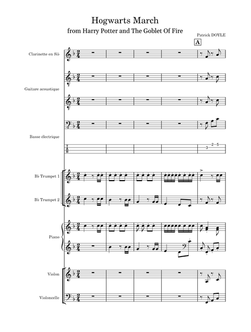 Hogwarts' March – Patrick Doyle Hogwarts March