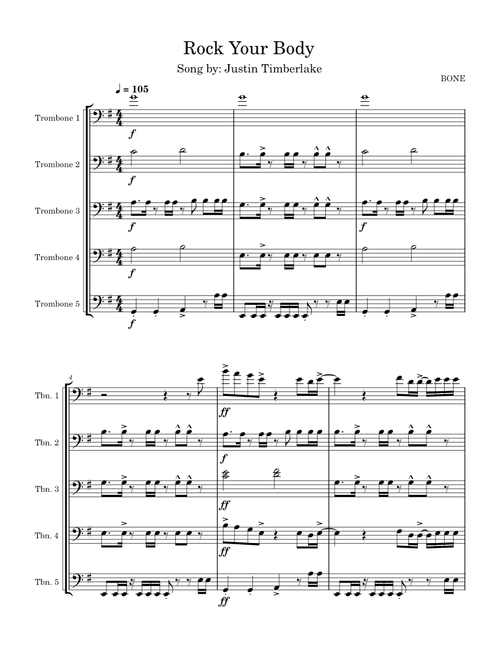 Rock your body – Justin Timberlake