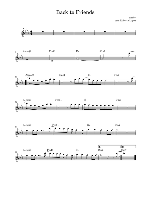 Back to friends – sombr