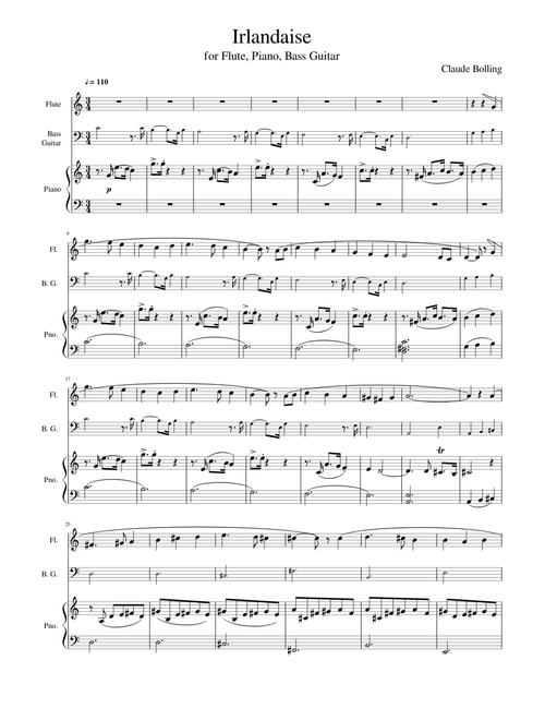 Claude Bolling - Irlandaise (Trio)