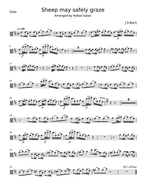 Sheep may safely graze - Johann Sebastian Bach