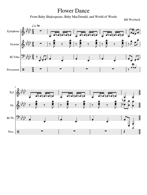 Flower Dance - Baby Shakespeare