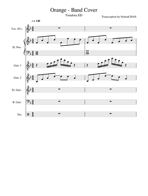 Orange - Band Cover