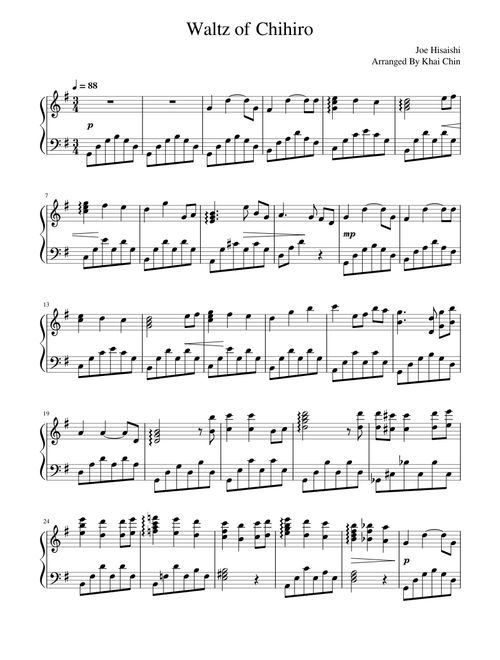 Waltz of Chihiro / Reprise (Spirited Away)