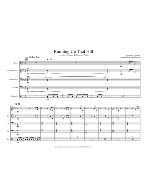 Running Up That Hill (Arr. Jordan Morrison) - Kate Bush (Steel Drum Band)