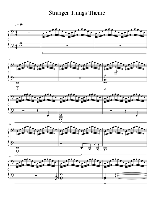 Stranger Things Theme