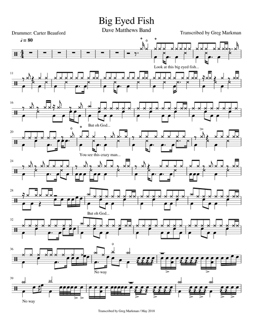 Big Eyed Fish – Dave Matthews Band