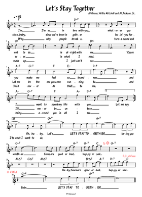 Free Al Green sheet music | Download PDF or print on MuseScore.com