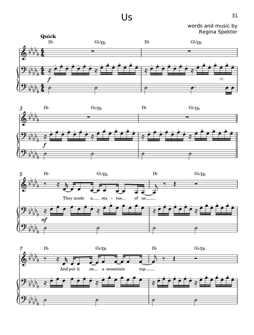 Us - Regina Spektor
