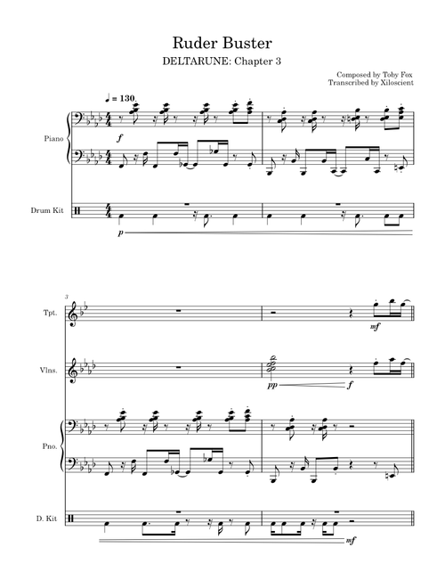 Ruder Buster – DELTARUNE: Chapter 3