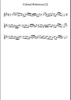 Colonel Robertson Sheet Music for Piano (Solo) easy | MuseScore.com