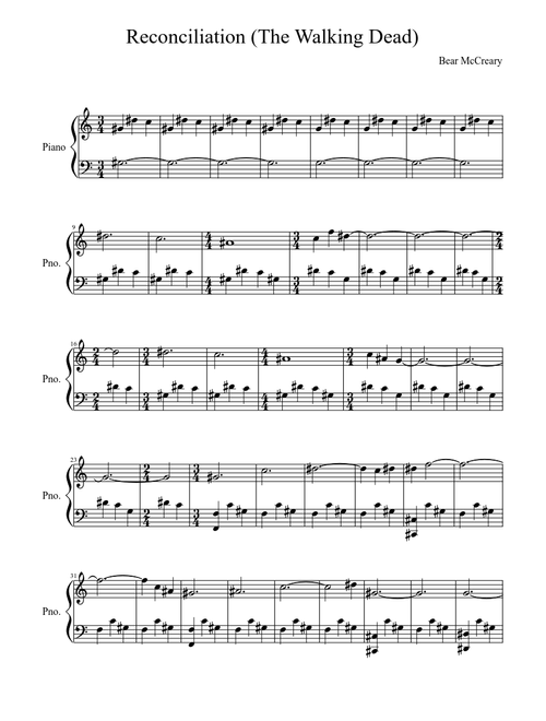 Reconciliation (The Walking Dead) - Bear McCreary