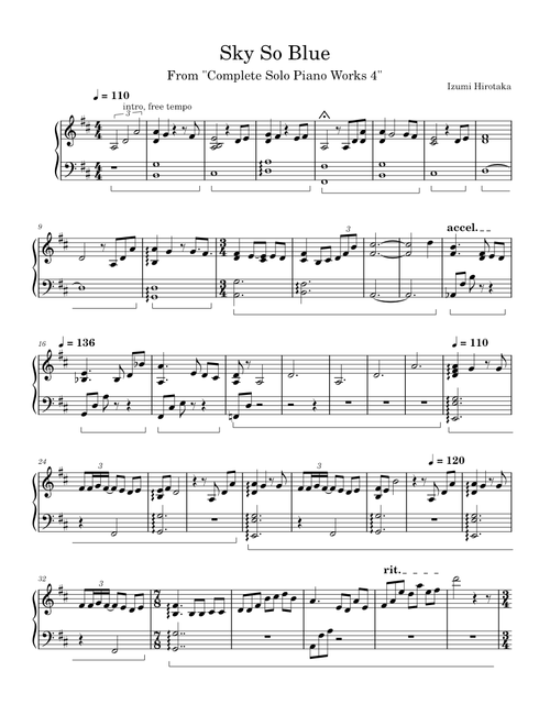 クラシック Izumi Hirotaka Complete Solo Piano works COMPLETE SOLO PIANO WORKS I – 和泉宏隆