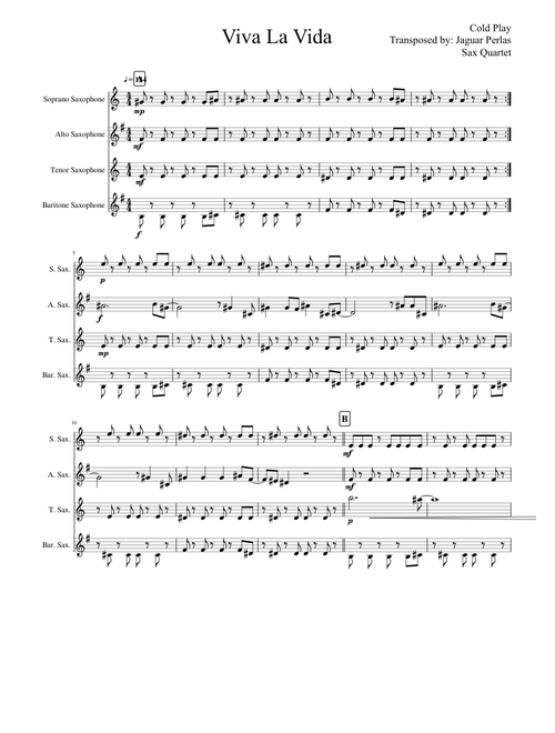 Viva La Vida Sax Quartet