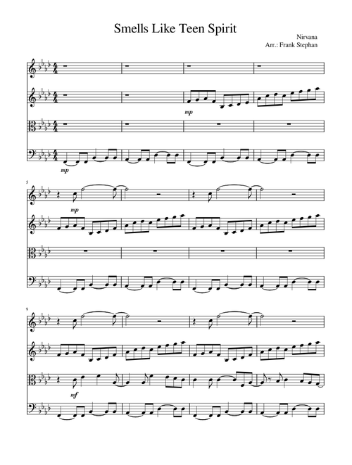 Smells like teen spirit – Nirvana