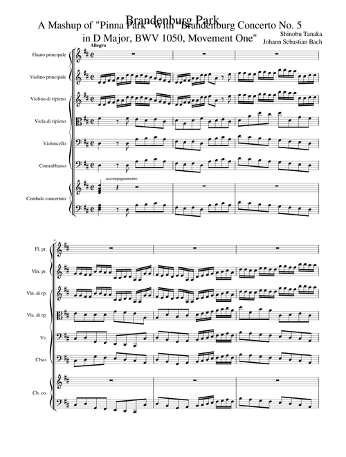 Brandenburg Park - A Brandenburg Concerto No 5 and Pinna Park Mashup