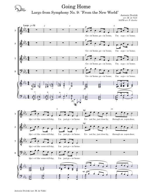 Going Home - Antonín Dvořák