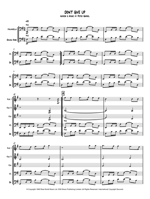 Don't Give Up (Arr. Francois Couture) - Peter Gabriel And Kate Bush (Orchestra)