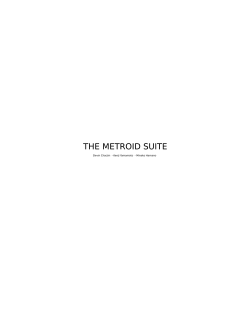 VGM Classics for Symphony — V. The Metroid Suite