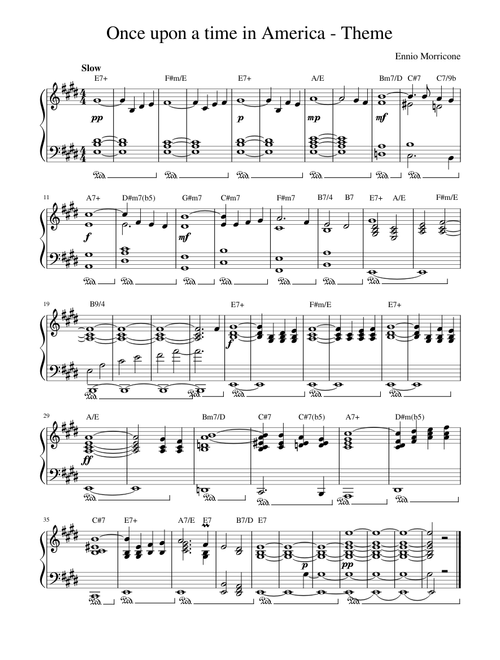 Once upon a time in America - Theme