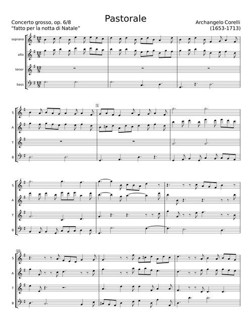 Pastorale - Archangelo Corelli