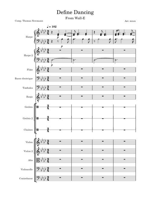 Define Dancing – Thomas Newman [WIP]