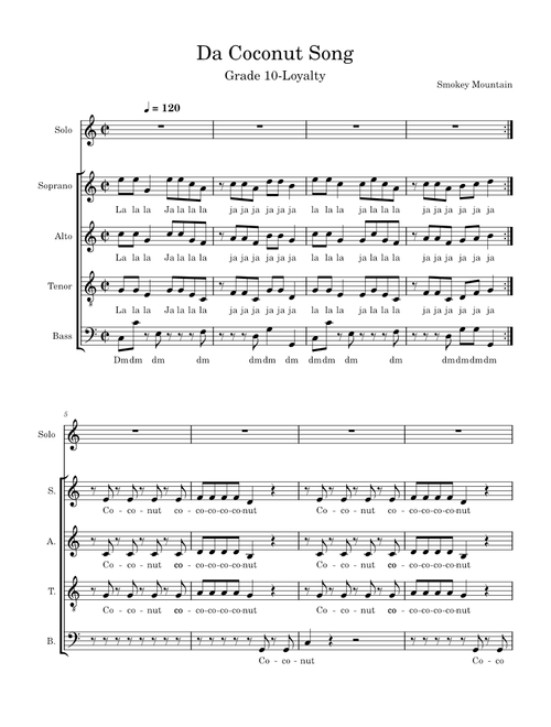 The coconut song - da coconut nut – Ryan Cayabyab