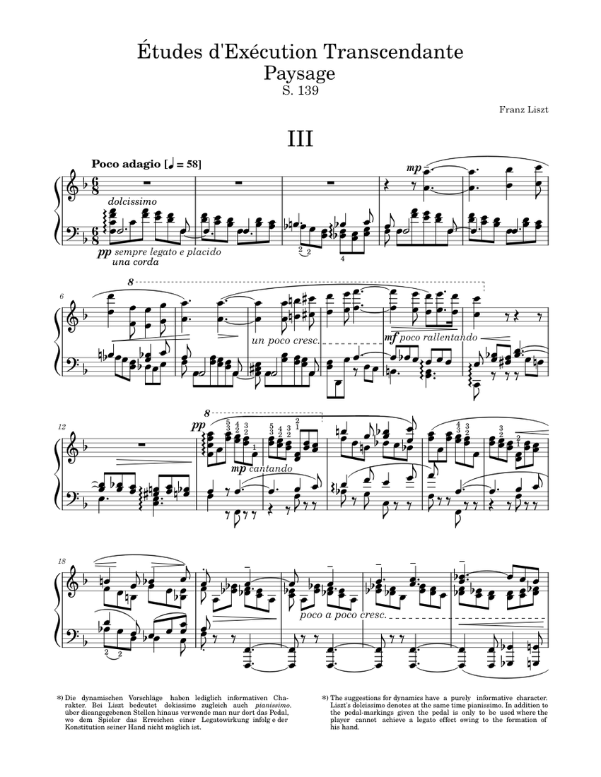 Transcendental Étude No. 3 