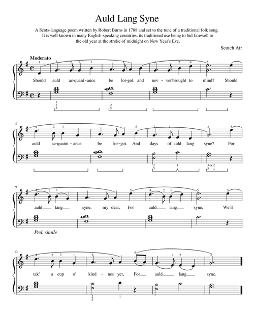 Auld Lang Syne