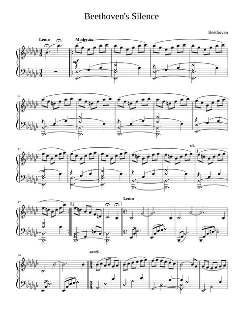 Beethoven's Silence