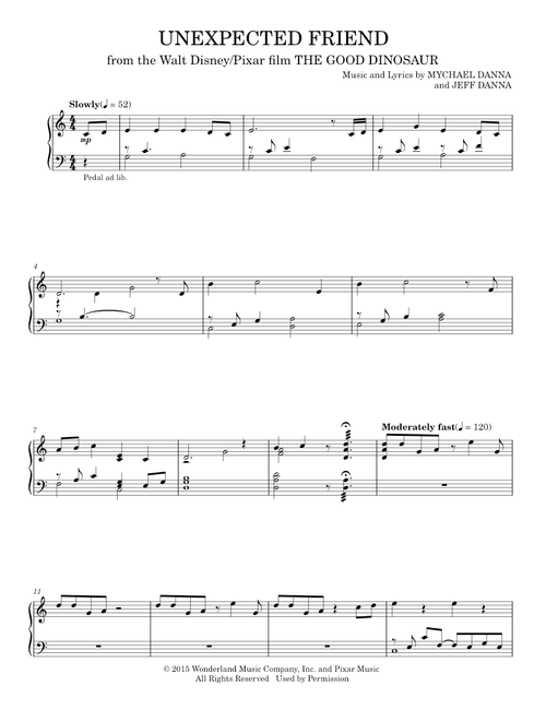 Unexpected Friend - Jeff Danna & Mychael Danna (Piano Solo)