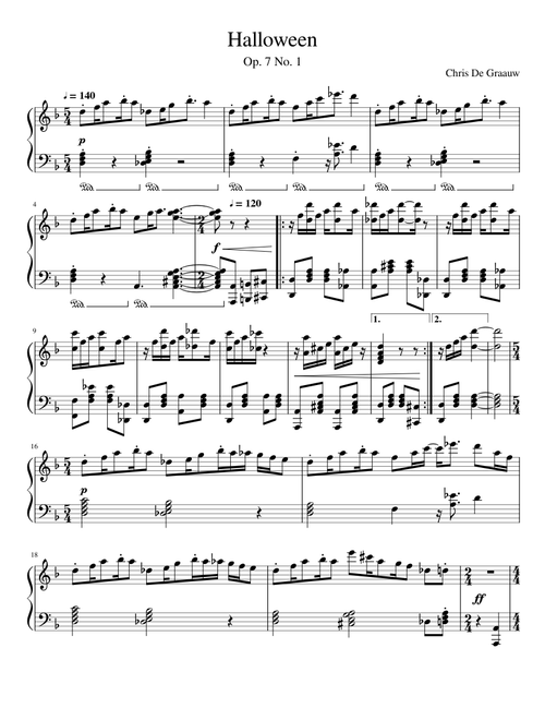 Halloween Op. 7 No. 1