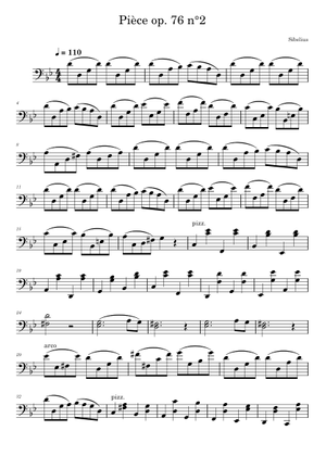 Etude in a minor op76 no2 – Jean Sibelius for guitar duo (tab