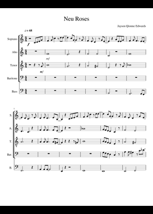 Neu Roses (Transgressor's Song) – Daniel Caesar Sheet Music for Piano ...