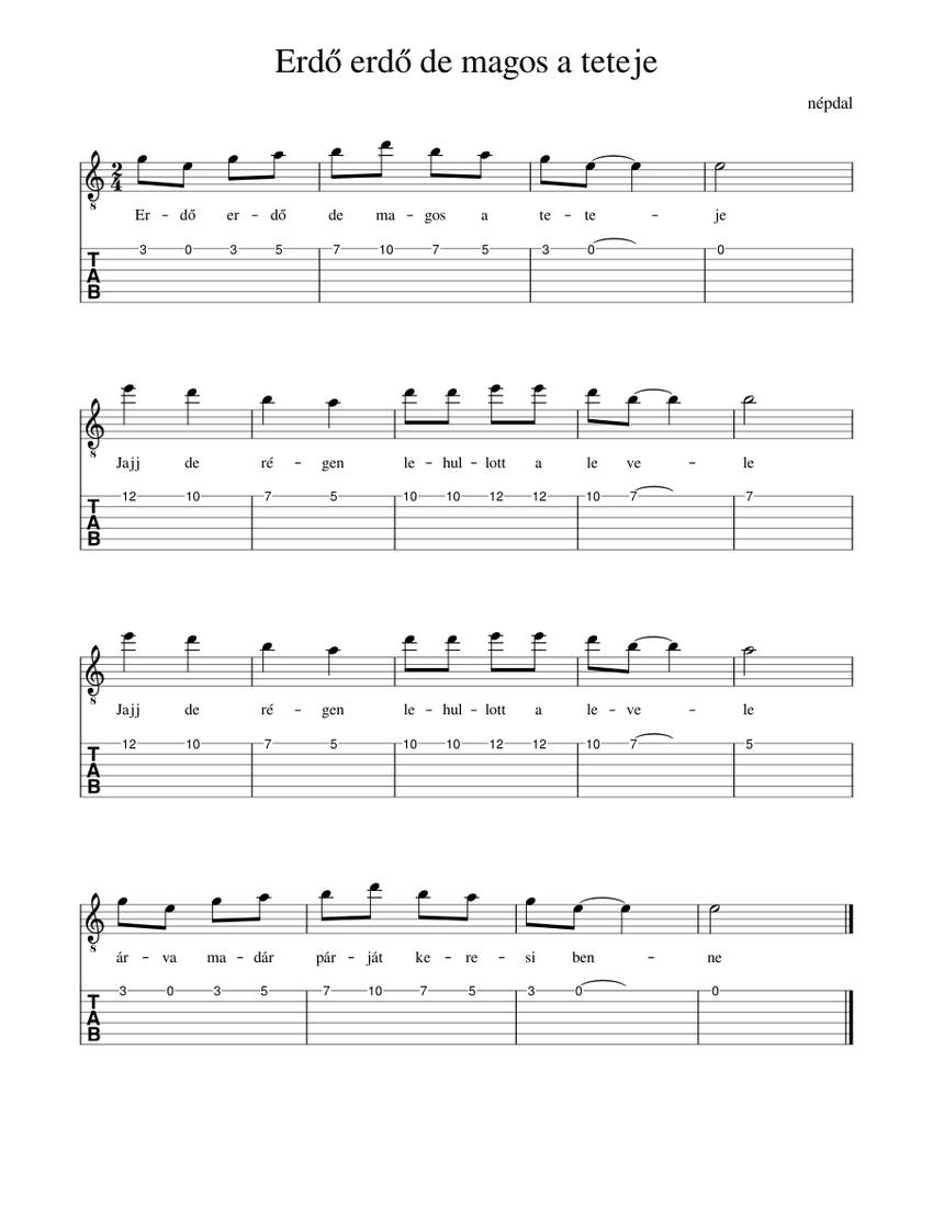 erd-erd-de-magos-a-teteje-sheet-music-for-guitar-solo-musescore
