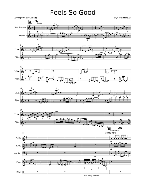 Feels so good – Chuck Mangione BTJU Version 2