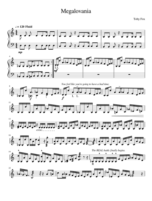 Megalovania -Marimba Solo