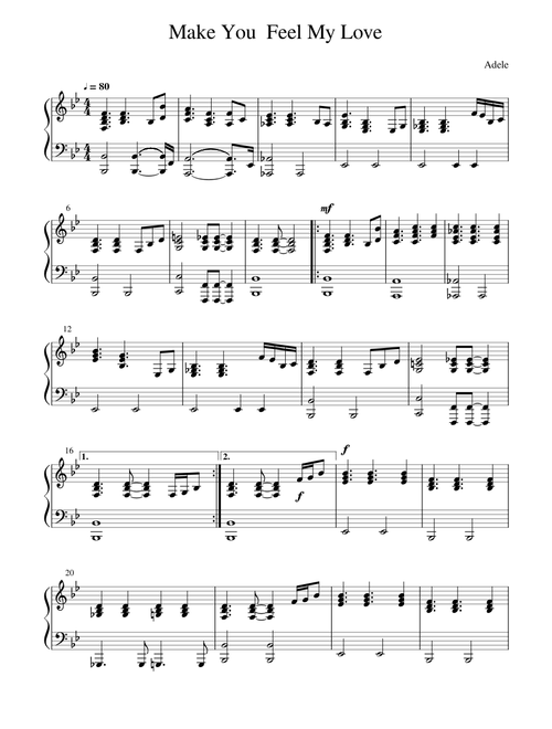 Make You Feel My Love - Adele