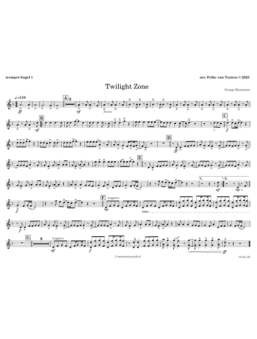 Twilight zone – Golden Earring Trompet 1
