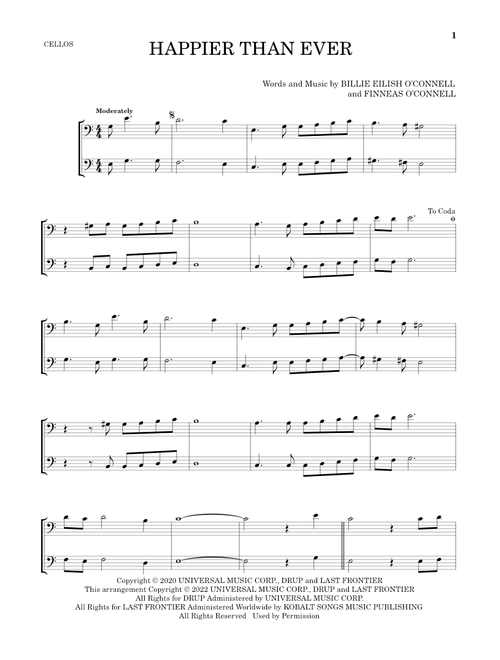 Happier Than Ever - Billie Eilish (Cello Duet)
