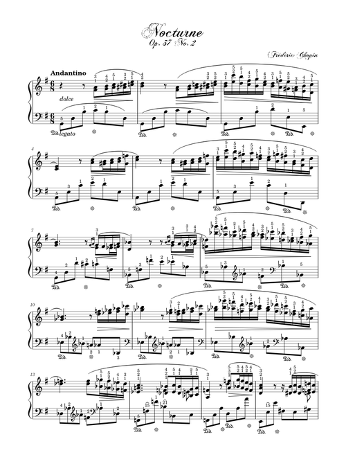 Nocturne Op. 37 No. 2