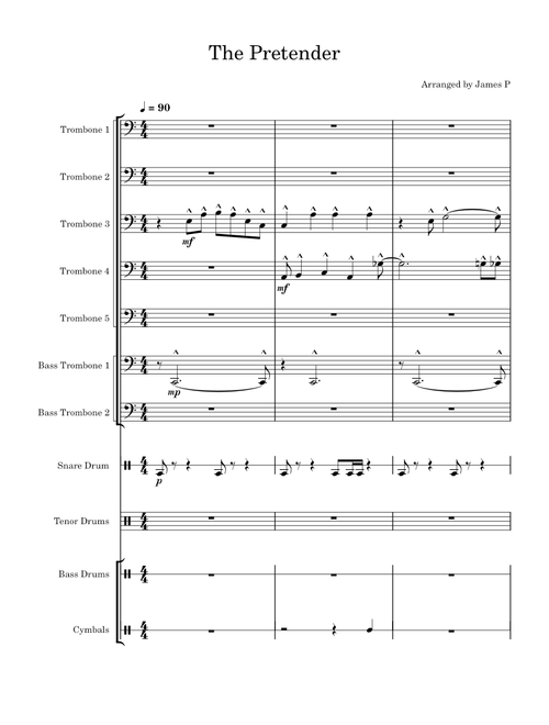 The pretender – Foo Fighters But With Trombones