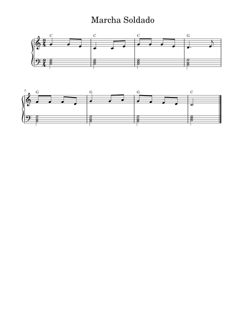 Marcha Soldado – Música popular tradicional brasileira Marcha Soldado