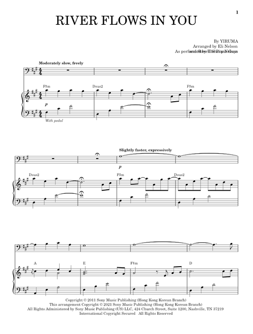 River Flows In You - The Piano Guys, Yiruma (Cello and Piano)