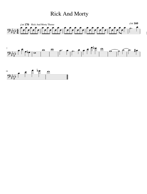 Rick And Morty Theme Song